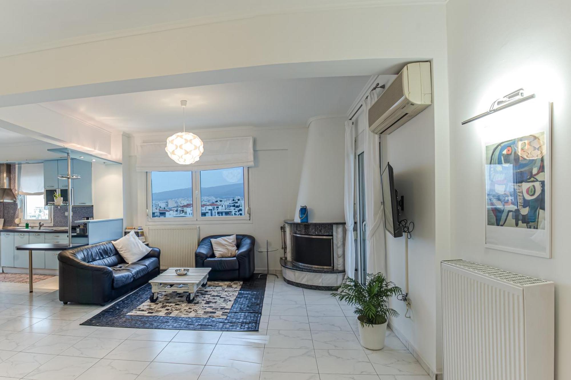 Celestial Garden-Thessaloniki'S Modern, Eclectic Penthouse With An Amazing View And Veranda Luaran gambar