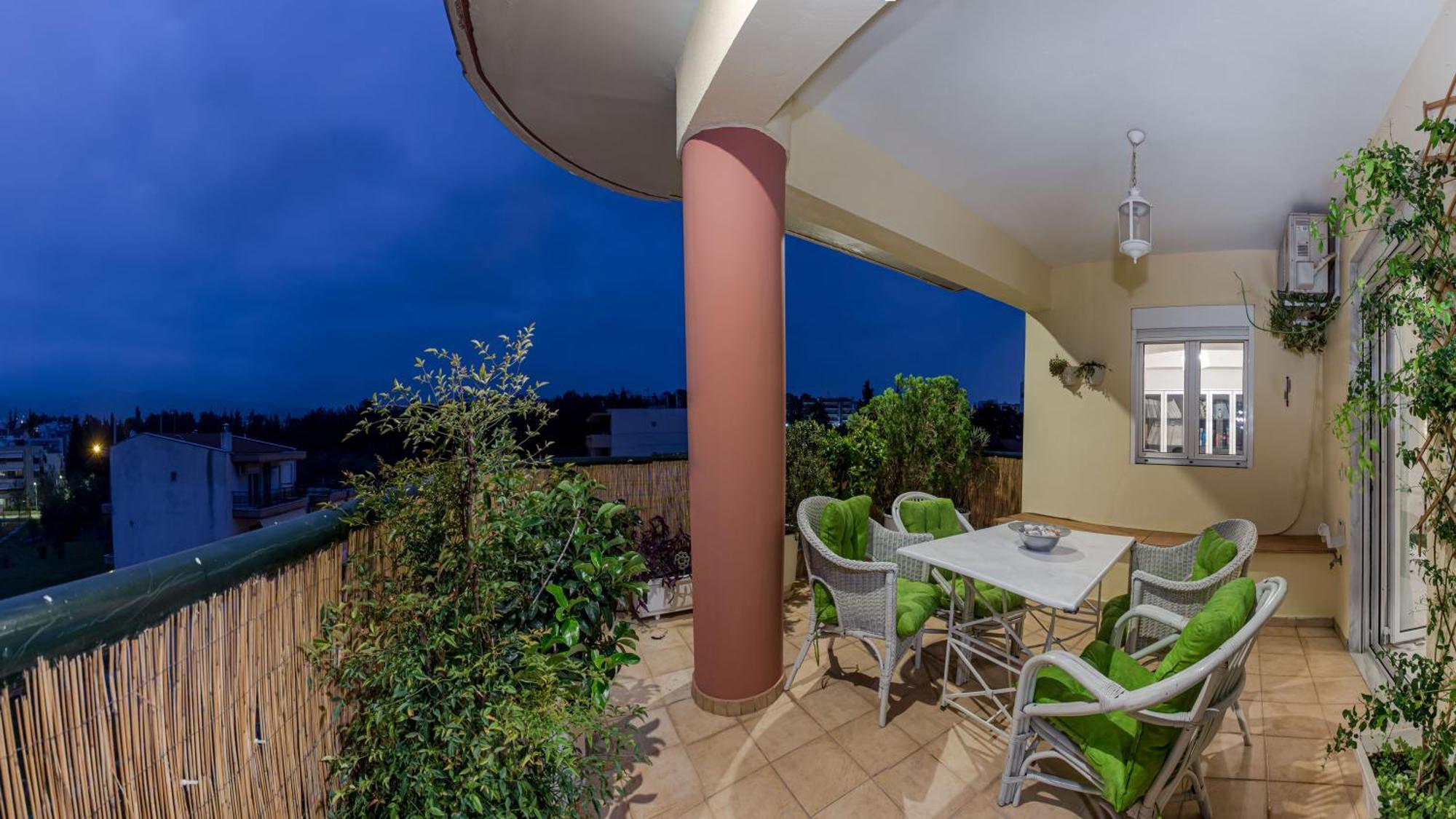 Celestial Garden-Thessaloniki'S Modern, Eclectic Penthouse With An Amazing View And Veranda Luaran gambar