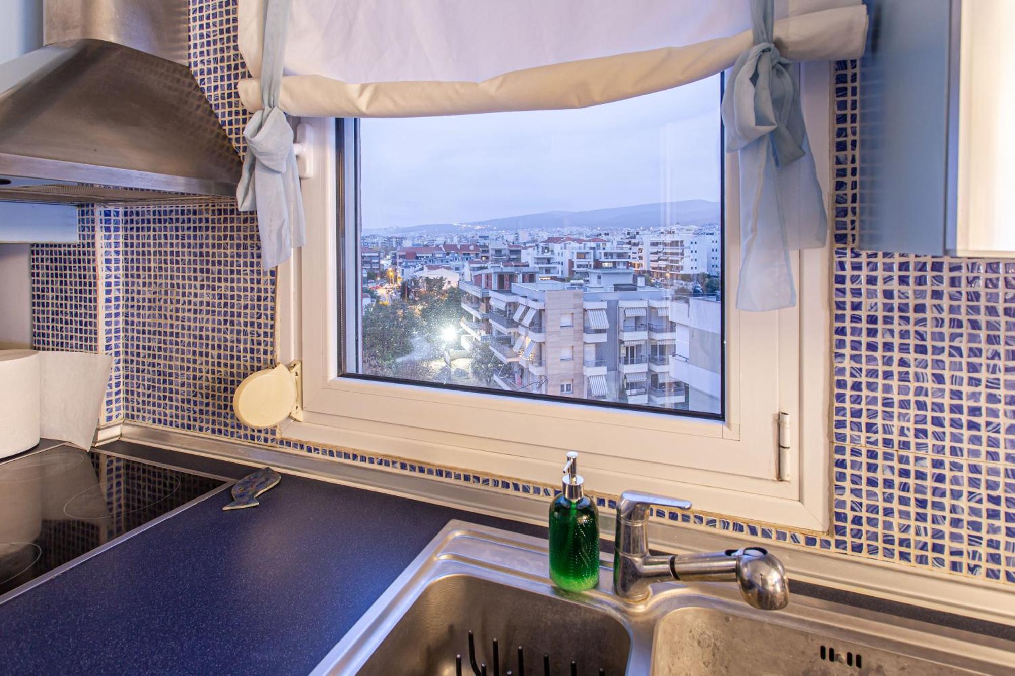 Celestial Garden-Thessaloniki'S Modern, Eclectic Penthouse With An Amazing View And Veranda Luaran gambar